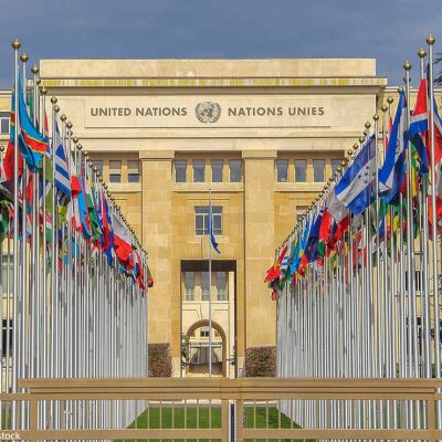 United Nations Building in Geneva Switzerland