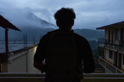 Photo of silhouette of Bastien Rodriguez in Guatemala
