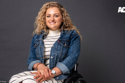 Ali Stroker poses for a portrait