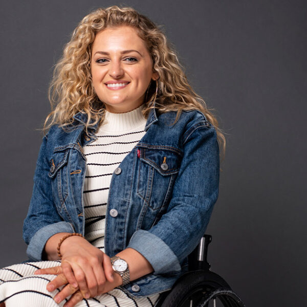 Ali Stroker poses for a portrait