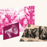 Collage of images related to Womens Rights