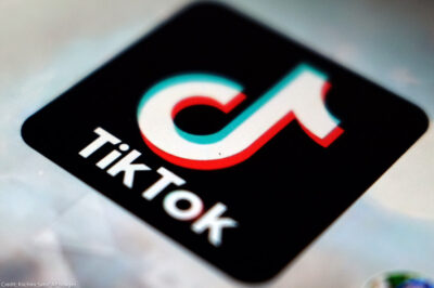 The TikTok logo.