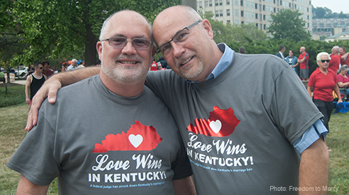 A photo of Tim Love and Larry Ysunza