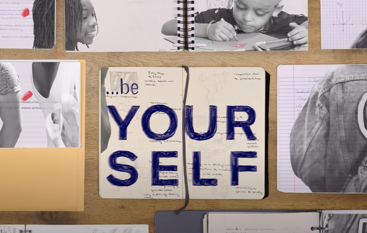 A dress code related graphic that reads "Be Yourself."