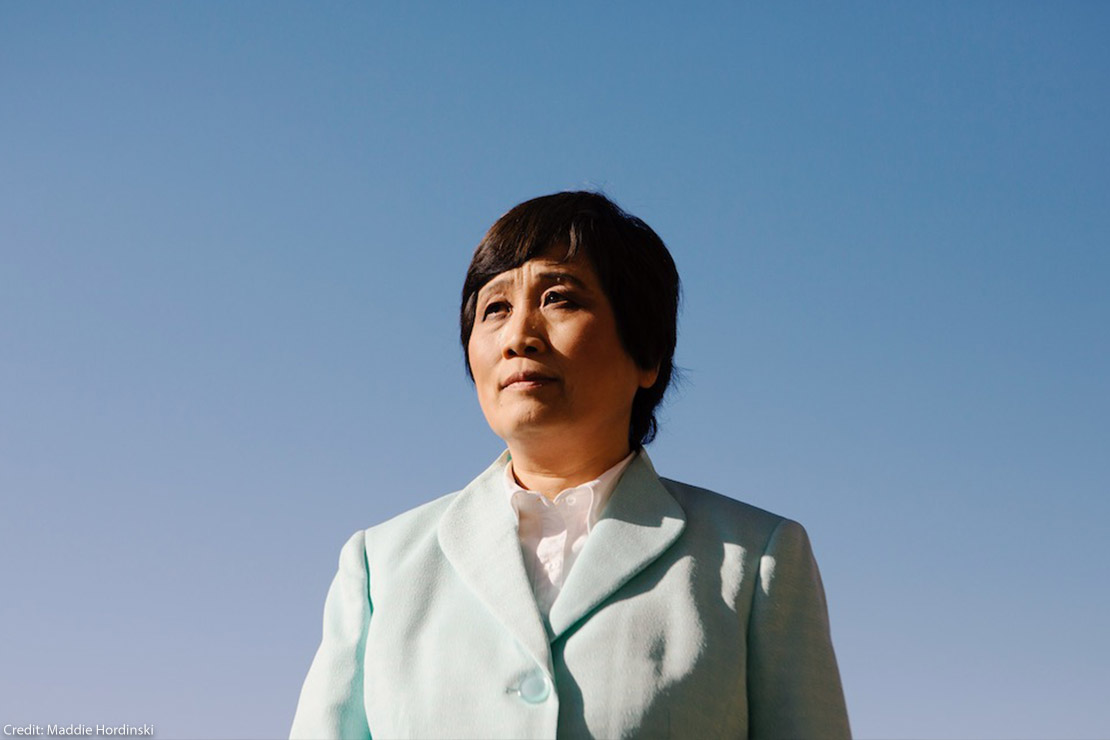 A portrait of Sherry Chen