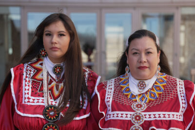 Isabella Blu Aiukli Cornell and Sarah Adams-Cornell.