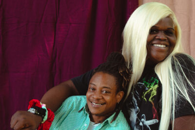 Trans activists Ro Robinson and Aadhya.