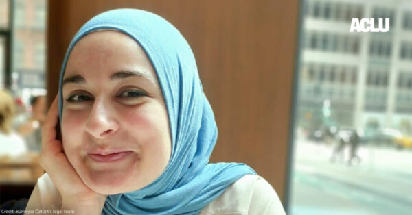 A photo of Rümeysa Öztürk.