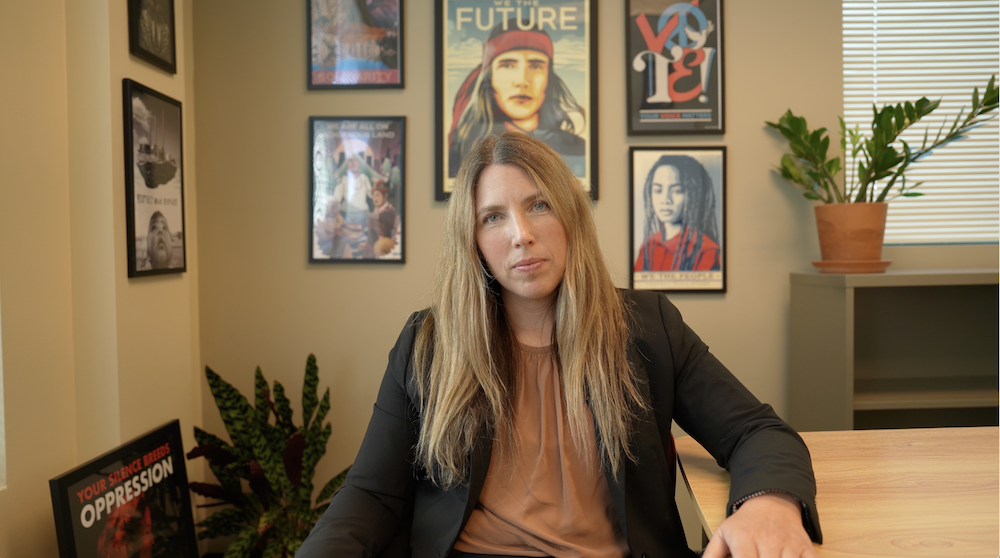 A photo of Bree Bernwanger, senior staff attorney at the ACLU Foundation of Northern California.