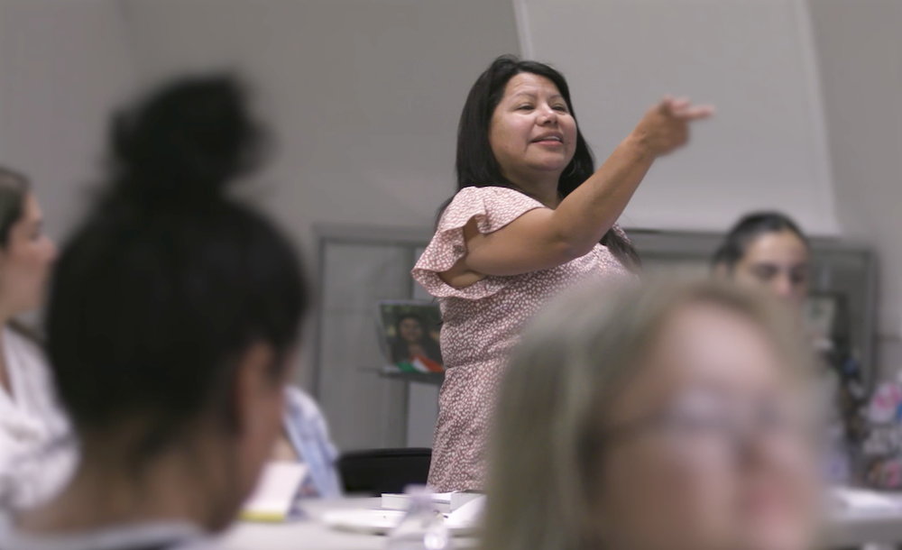 A photo Rosa Lopez, Senior Policy Advocate and Organizer for ACLU SoCal.
