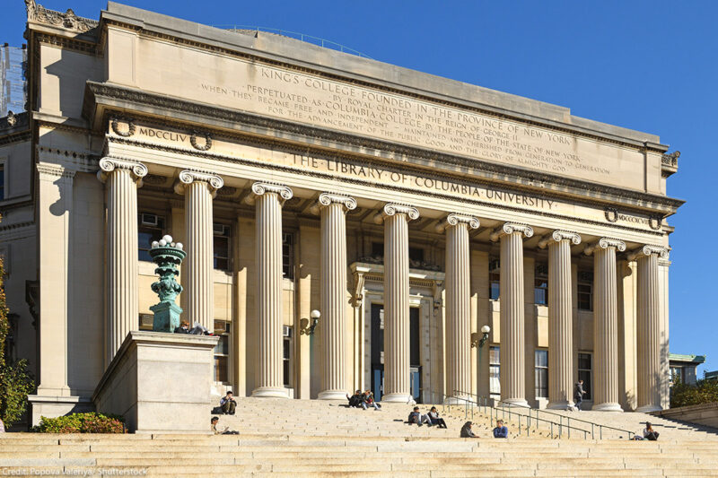 Low Memorial Library on Morningside Heights campus of Columbia University.