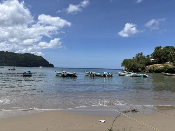 Fishing boats in Las Cuevas, Trinidad. Picture credit: Steven M. Watt