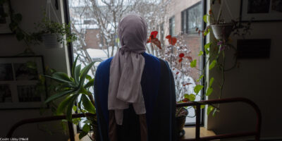 A graduation photo of Tufts University PhD student Rümeysa Öztürk.