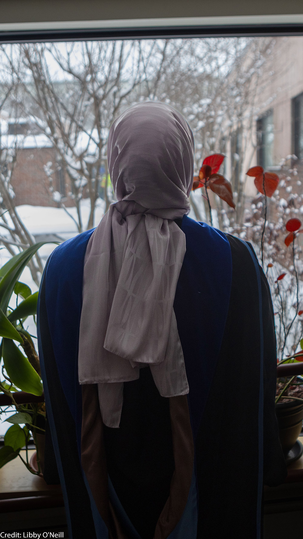 A graduation photo of Tufts University PhD student Rümeysa Öztürk.