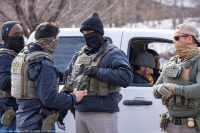 A group of ICE agents.